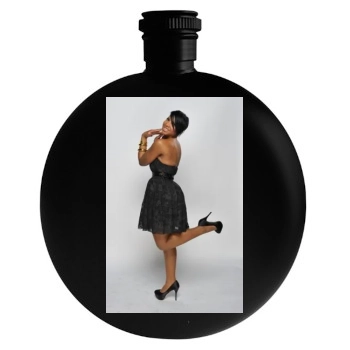 Toni Braxton Round Flask