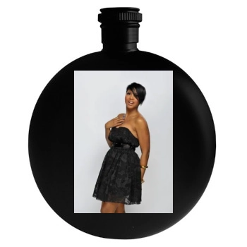 Toni Braxton Round Flask