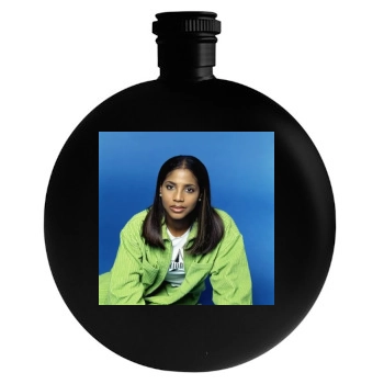 Toni Braxton Round Flask