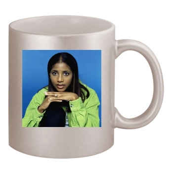 Toni Braxton 11oz Metallic Silver Mug