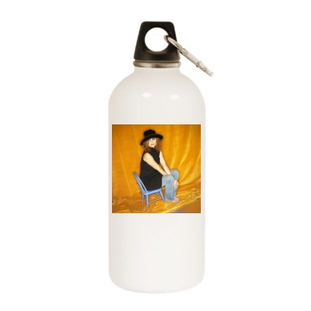 Tori Amos White Water Bottle With Carabiner