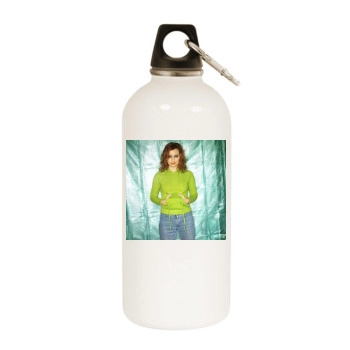 Tori Amos White Water Bottle With Carabiner