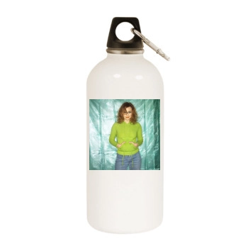 Tori Amos White Water Bottle With Carabiner