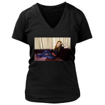 Tori Amos Women's Deep V-Neck TShirt