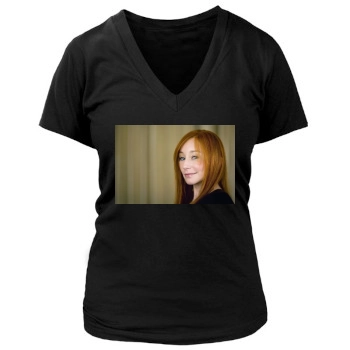 Tori Amos Women's Deep V-Neck TShirt