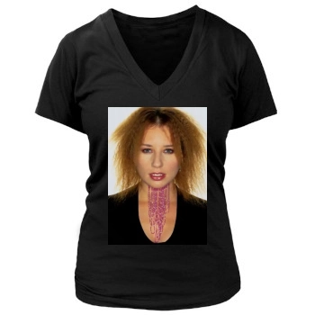 Tori Amos Women's Deep V-Neck TShirt