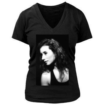 Tori Amos Women's Deep V-Neck TShirt