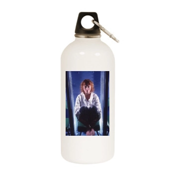 Tori Amos White Water Bottle With Carabiner