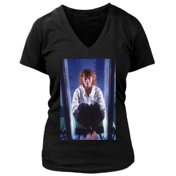 Tori Amos Women's Deep V-Neck TShirt