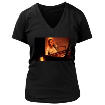 Tori Amos Women's Deep V-Neck TShirt