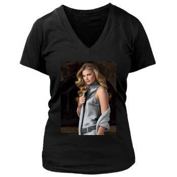 Tori Praver Women's Deep V-Neck TShirt