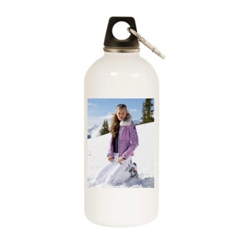 Tori Praver White Water Bottle With Carabiner