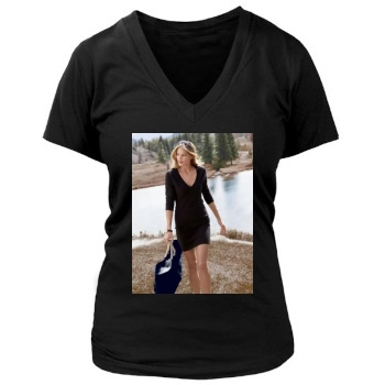 Tori Praver Women's Deep V-Neck TShirt