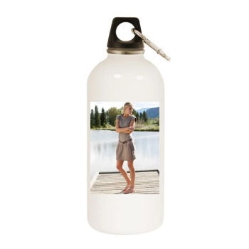 Tori Praver White Water Bottle With Carabiner