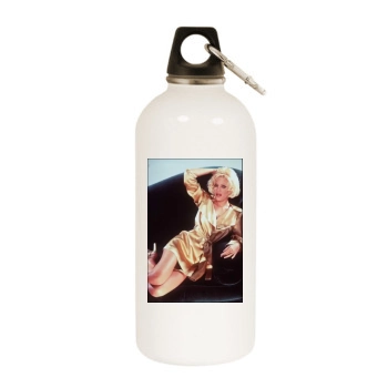 Tori Spelling White Water Bottle With Carabiner