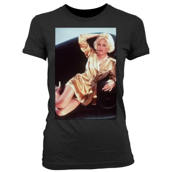 Tori Spelling Women's Junior Cut Crewneck T-Shirt