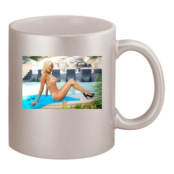 Tori Spelling 11oz Metallic Silver Mug