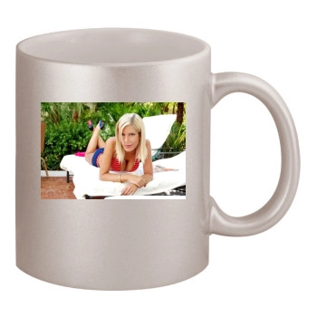 Tori Spelling 11oz Metallic Silver Mug