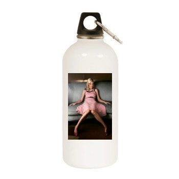 Tori Spelling White Water Bottle With Carabiner