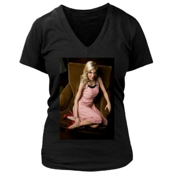 Tori Spelling Women's Deep V-Neck TShirt