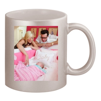 Tori Spelling 11oz Metallic Silver Mug