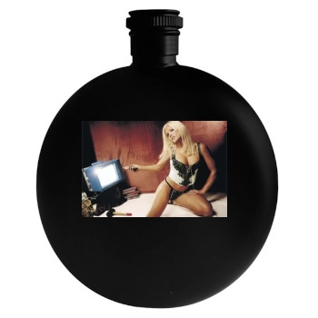 Torrie Wilson Round Flask