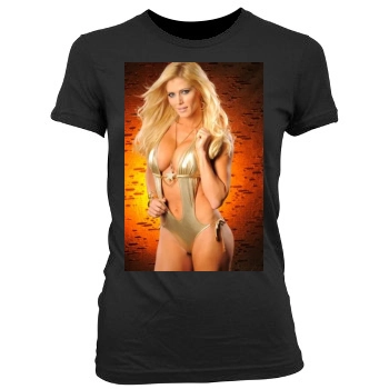 Torrie Wilson Women's Junior Cut Crewneck T-Shirt