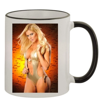 Torrie Wilson 11oz Colored Rim & Handle Mug