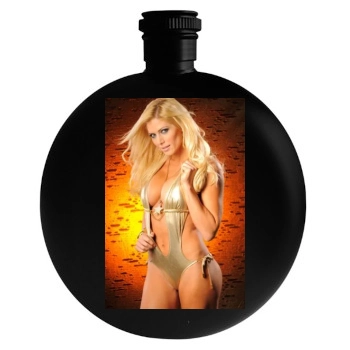 Torrie Wilson Round Flask