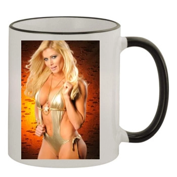 Torrie Wilson 11oz Colored Rim & Handle Mug