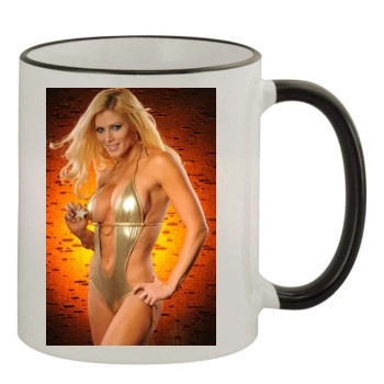 Torrie Wilson 11oz Colored Rim & Handle Mug