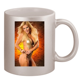 Torrie Wilson 11oz Metallic Silver Mug