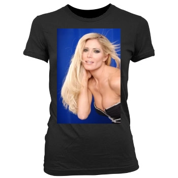 Torrie Wilson Women's Junior Cut Crewneck T-Shirt