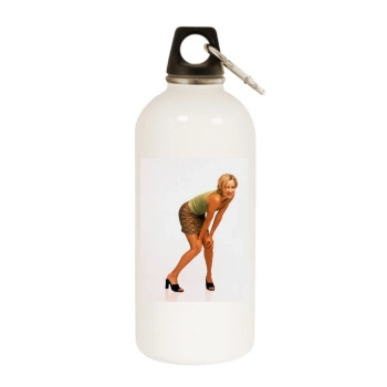 Traylor Howard White Water Bottle With Carabiner