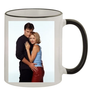 Traylor Howard 11oz Colored Rim & Handle Mug