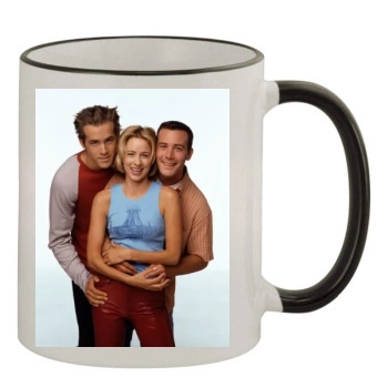 Traylor Howard 11oz Colored Rim & Handle Mug