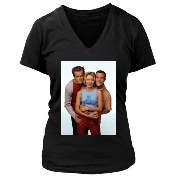 Traylor Howard Women's Deep V-Neck TShirt