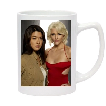 Tricia Helfer 14oz White Statesman Mug