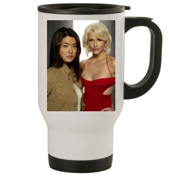 Tricia Helfer Stainless Steel Travel Mug