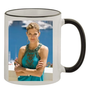 Tricia Helfer 11oz Colored Rim & Handle Mug