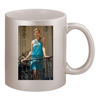 Tricia Helfer 11oz Metallic Silver Mug