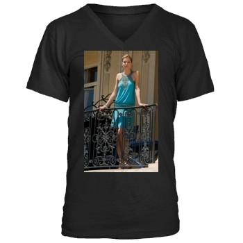 Tricia Helfer Men's V-Neck T-Shirt