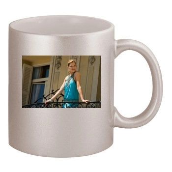 Tricia Helfer 11oz Metallic Silver Mug