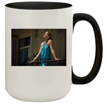 Tricia Helfer 15oz Colored Inner & Handle Mug