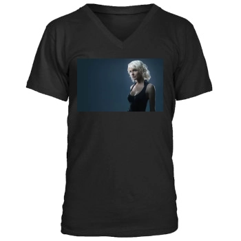 Tricia Helfer Men's V-Neck T-Shirt