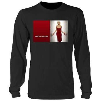 Tricia Helfer Men's Heavy Long Sleeve TShirt