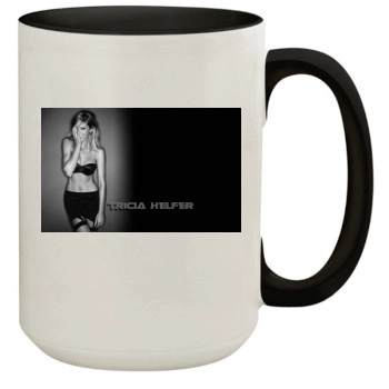 Tricia Helfer 15oz Colored Inner & Handle Mug