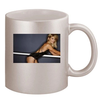 Tricia Helfer 11oz Metallic Silver Mug