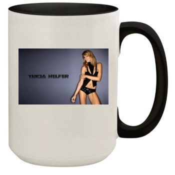 Tricia Helfer 15oz Colored Inner & Handle Mug