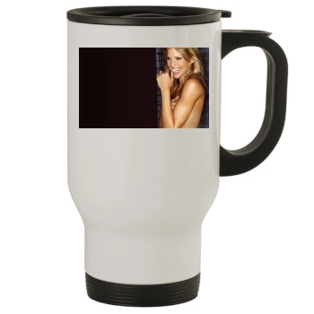 Tricia Helfer Stainless Steel Travel Mug